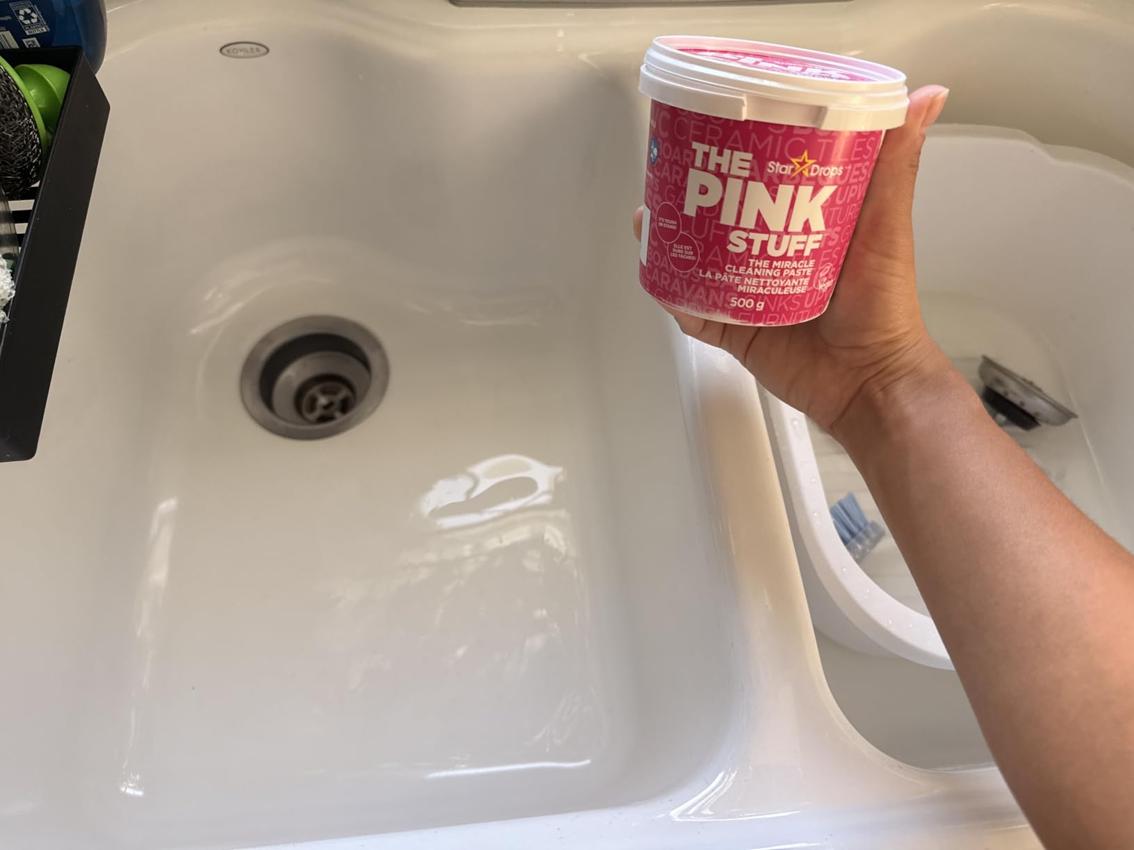 2. Erase Baked-On Grease and Hard-Water Stains with The Pink Stuff Miracle Paste