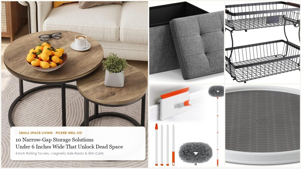 10 Narrow-Gap Storage Solutions