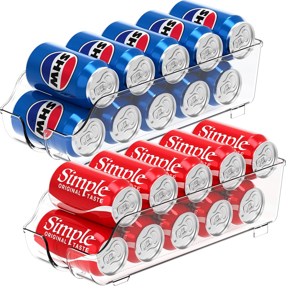 4. Maximize Pantry Vertical Space with a Stackable 36-Can Gravity Dispenser
