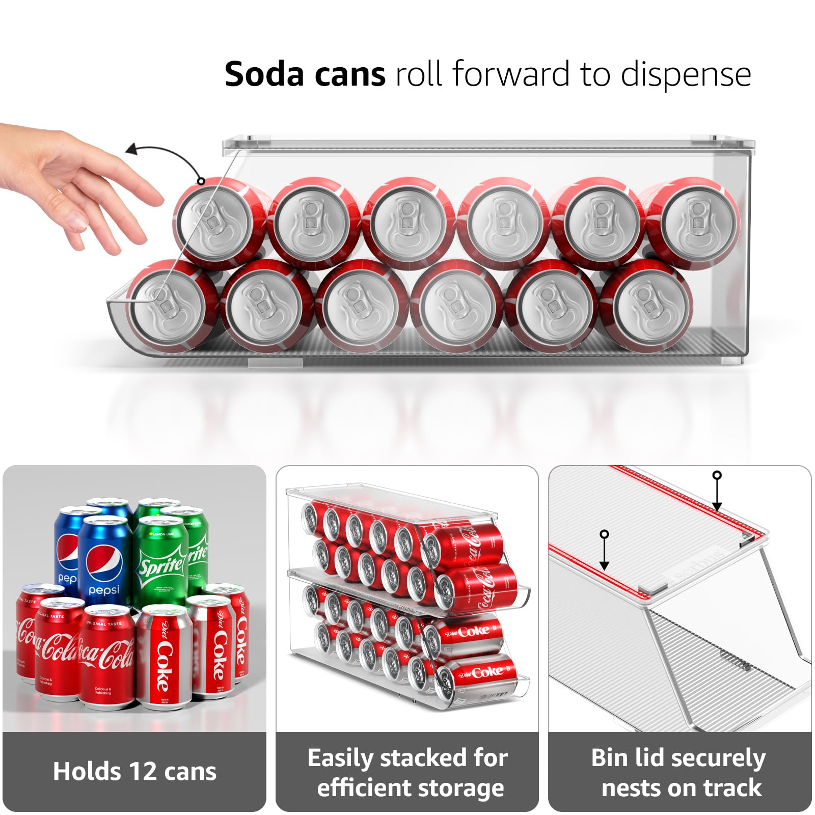 3. Automate Beverage Restocking with a Gravity-Fed Soda Can Dispenser