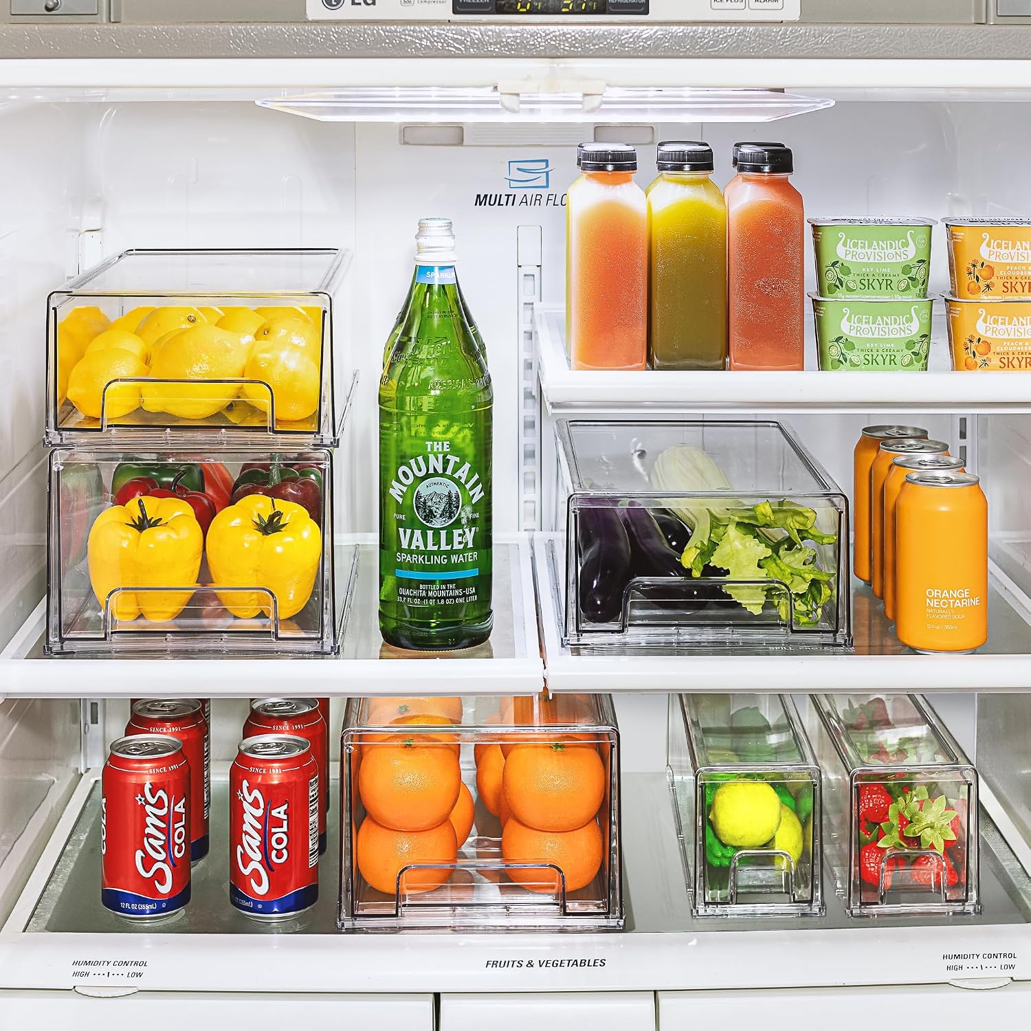 5. Add Hidden Deli & Cheese Storage with a Clip-On Clear Acrylic Drawer