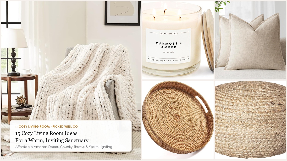15 Cozy Living Room Ideas for a Warm, Inviting Space