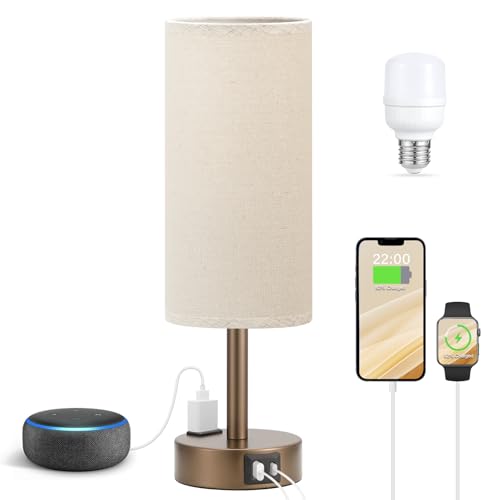 8. Illuminate and Power Devices Seamlessly with a Built-in Port Bedside Lamp