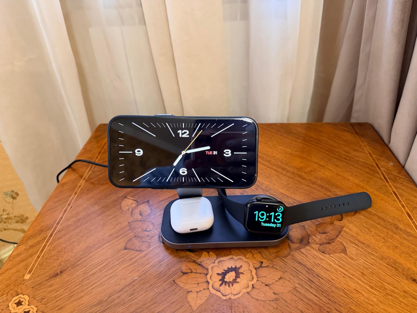 1. Eliminate Cable Clutter with a Foldable Magnetic 3-in-1 Charging Station