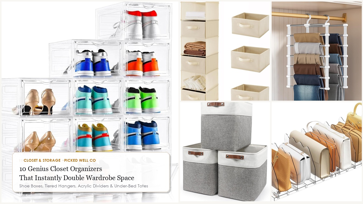10 Genius Closet Organization Ideas