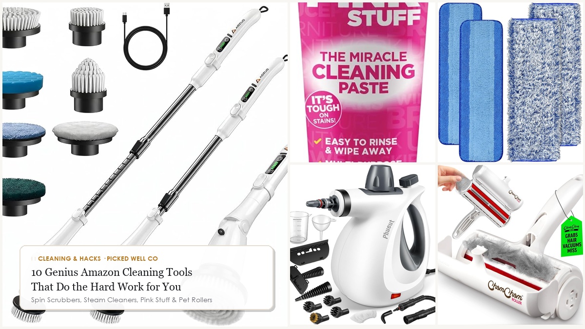 10 Genius Amazon Cleaning Tools That Do the Hard Work for You