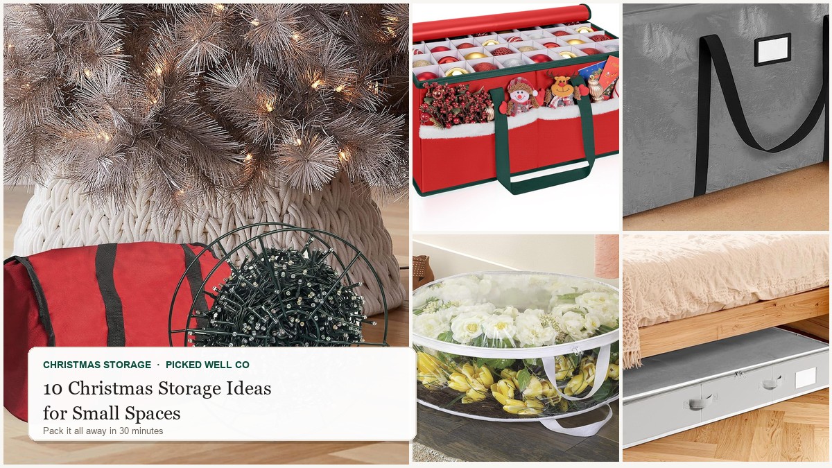 10 Christmas Storage Ideas for Small Spaces