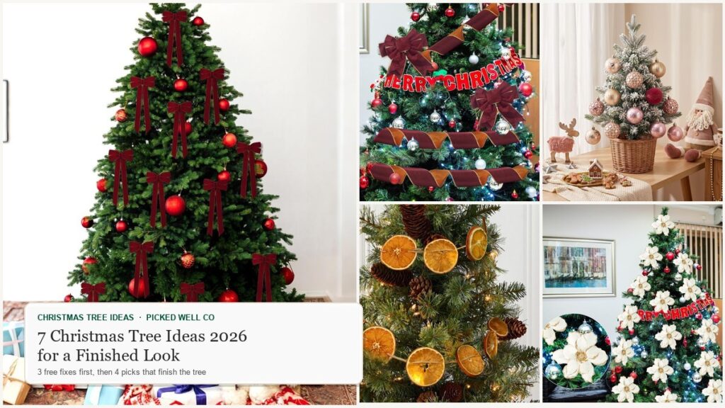 7 Christmas tree ideas 2026 for a finished look