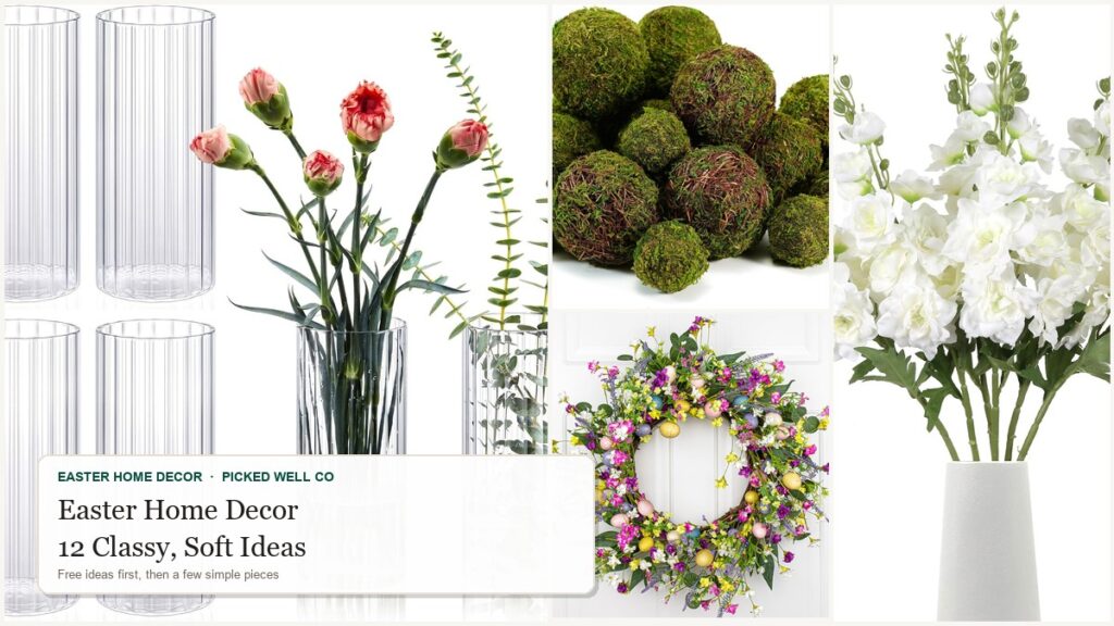 12 Easter Home Decor Ideas for a Classy, Soft Look (Small Homes Too)