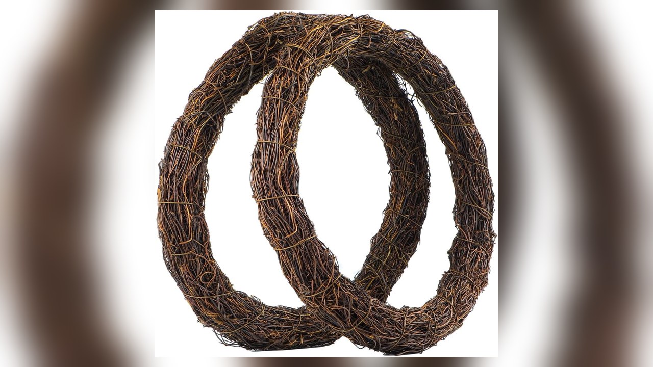 14 inch grapevine wreath form 2 pack