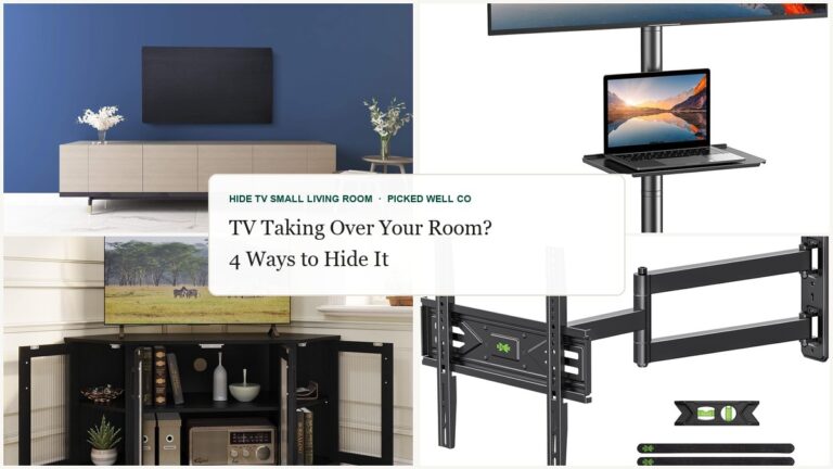 TV Taking Over Your Living Room? How to Hide TV in 4 Ways That Work