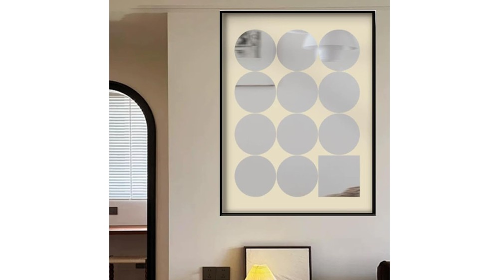 Sliding Electrical Panel Cover Mirror, Wall Mounted