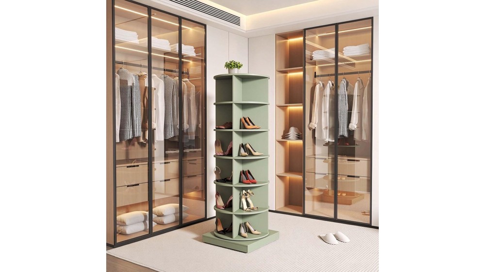 360 Revolving 6-Tier Shoe Cabinet