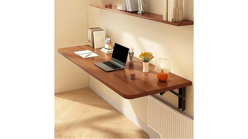 Foldable Wall Mounted Wooden Desk for Small Spaces