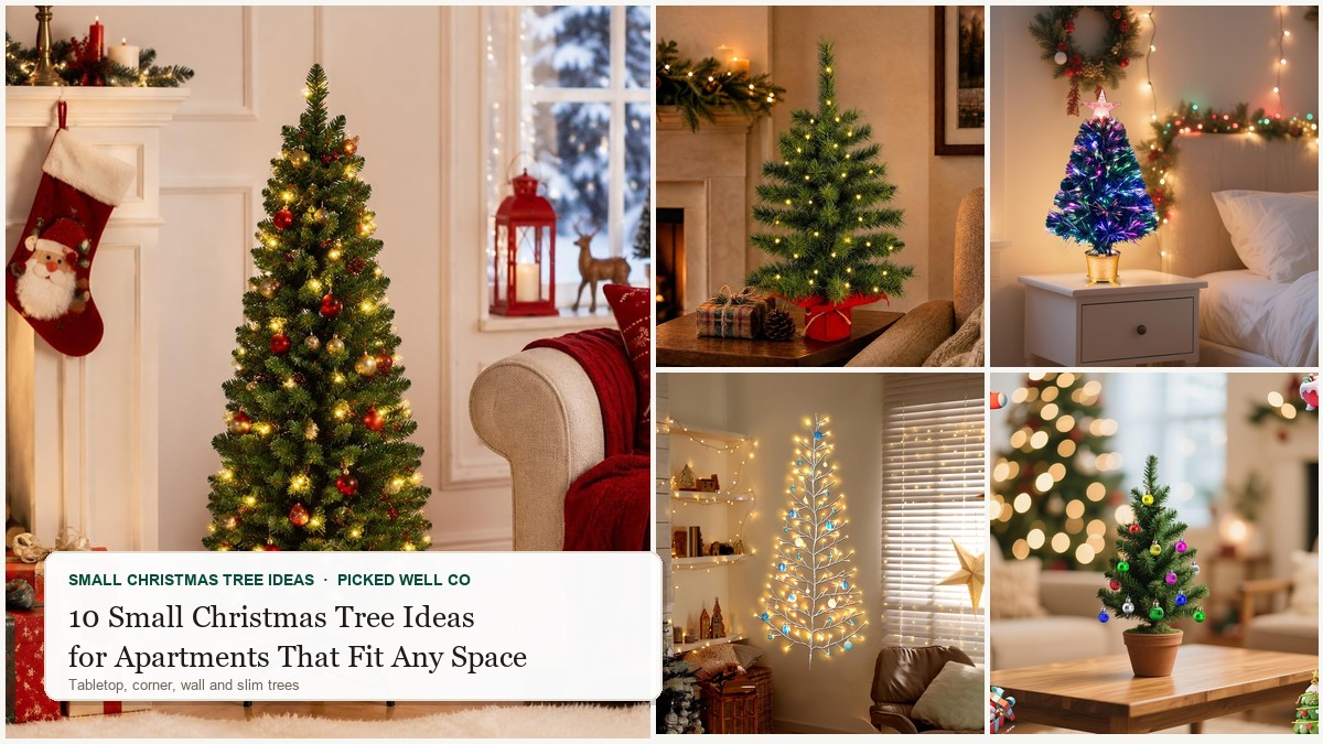 10 Small Christmas Tree Ideas for Apartments
