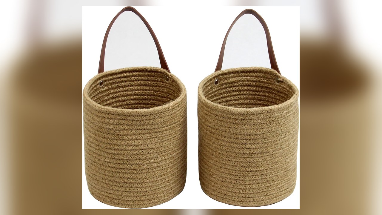 Casaphoria jute hanging basket with handle