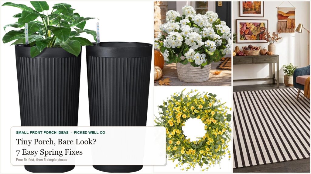 My Front Porch Is Tiny and Looks Bare Every Spring: 7 Fixes