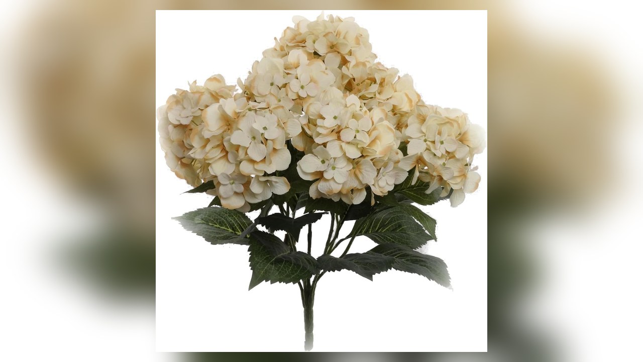 Larksilk faux hydrangea bush