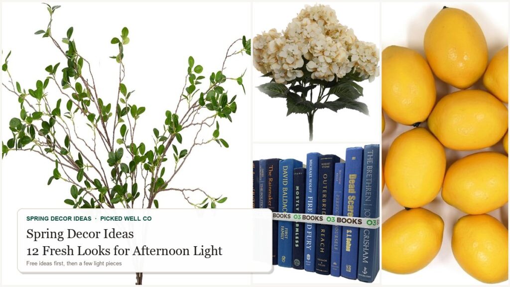 12 Spring Decor Ideas for Your Home That Look Fresh in the Afternoon Light